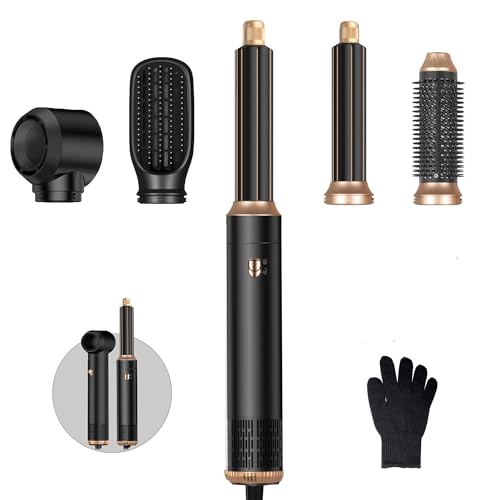 Hairstyler Set, 5 in 1 Air styler, Negativ Lonen Haarstyler mit...