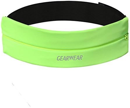 Running Belt for Women Runner Waist Phone Holder for Men Travel Waistband for Passort Workout Fitness Jogging Walking Hiking Cycling Sports iPhone Fanny Pack Bag Black