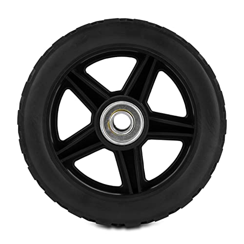 Image of Camco Rhino RV Tote Tank Front Wheel Repair Kit - Replacement Front Wheels for Rhino Tote Tanks - 6 inch in Diameter Wheels - 2-Pack (39014)