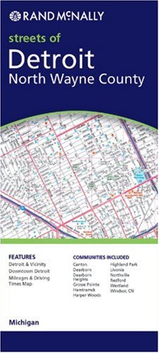 Rand McNally Detroit/North Wayne County Michigan