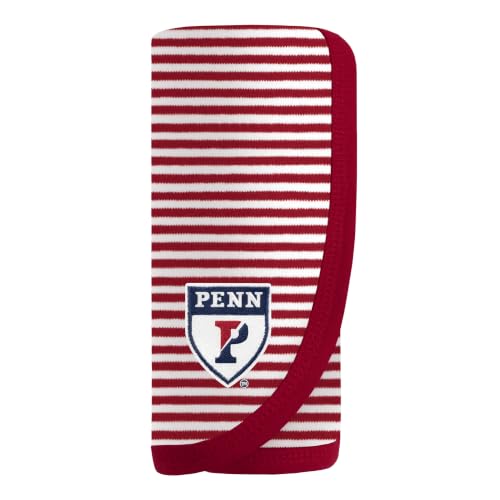 Image of Creative Knitwear College Baby NCAA Infant Striped /Solid Blanket, Unisex, One Size 37.5 X 33.5