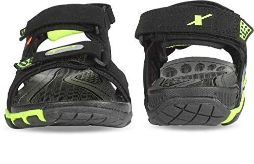 Sparx mens SS0496G Blackflightgreen Sandal - 9 UK (SS0496GBKFG0009)