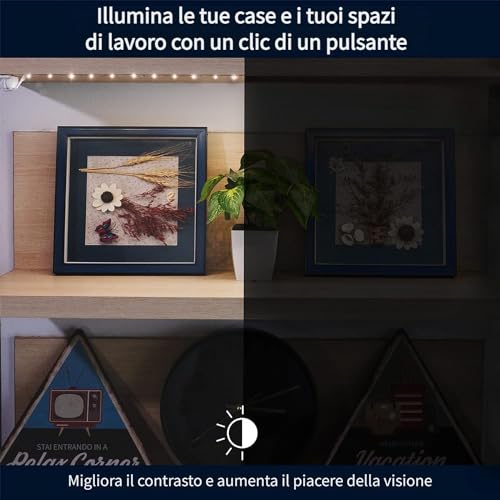 BestLuz Strisce luminose a LED a batteria per