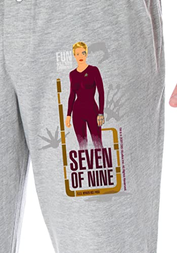 Star Trek Voyager Men's Seven Of Nine Fun Will Now Commence Lounge Pajama Pants3