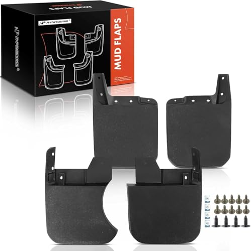 Image of A-Premium Mud Flaps Compatible with Jeep | for Jeep Gladiator 2023 2024, No Drilling Required Mud Guards with Hardware Accessories, Set of 4 Front and Rear