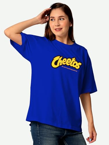 Image of Women's Letter Print Oversized Fit T-Shirt
