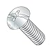 10-24 x 6" Machine Screws/Combo/Round Head/Steel/Zinc (Carton: 100 pcs)