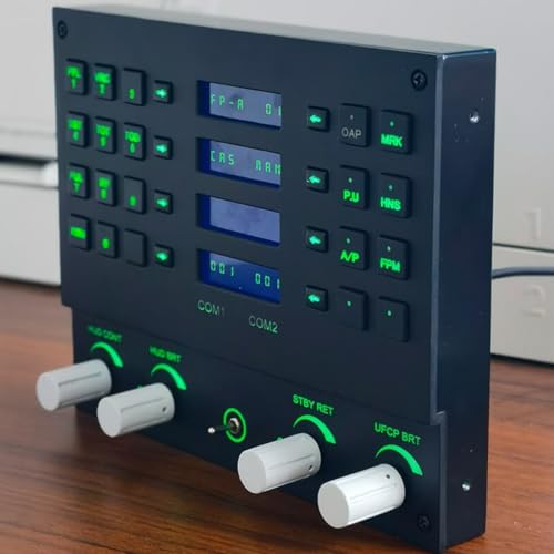 Image of Flight Simulator Controller, UFCP Up Front Control Panel for PC Flight Simulators, Compatible with JF-17, F /A-18 F16 in DC-S