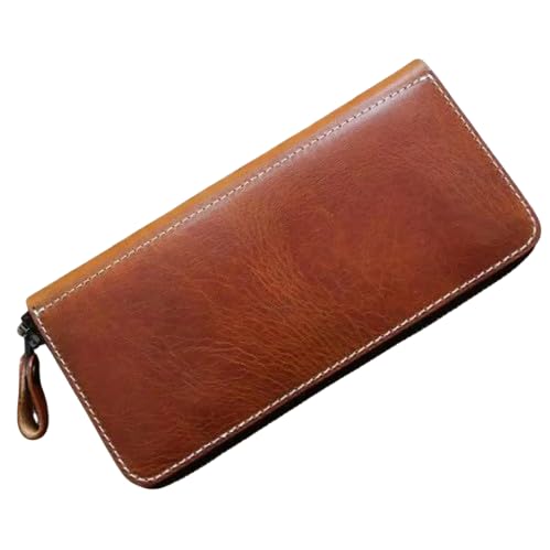 Personalized Leather Wallet|The Sovereign Long Wallets|Handcrafted Leather Slim Long Wallet & Custom Engraved Travel Clutch|Gift for Her-image-39