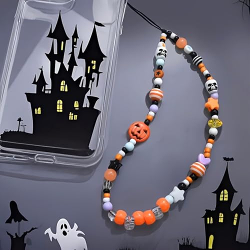 Image of Cute Beaded Camera Wrist Strap for Phone, Digital Camera Charm Lanyard, Pearl Beaded Chain for Bag Keychain Gift