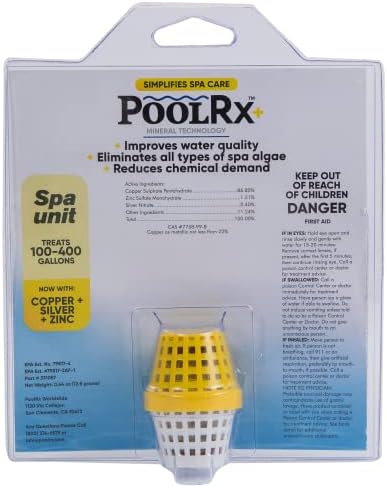 Amazon.com: Pool RX 101066 6 Month Algaecide Treats 20k-30k gallons, Black