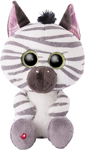 NICI Glubschis: El Original – Glubschis Mankalita Cebra de Peluche 25 cm – Lindos Juguetes tiernos – Muñeco Esponjoso con Grandes Ojos Brillantes – Peluches de zoológico para abrazar y Jugar