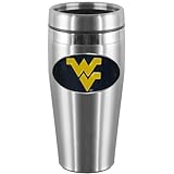 NCAA West Virginia Mountaineers Steel Travel Mug