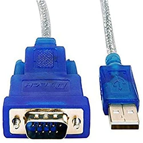 DTech - DTech Câble adaptateur USB vers port sériel RS232 DB9 avec puce FTDI Compatible avec Windows 11 10 8 7 et Mac Linux (1,52 m)
