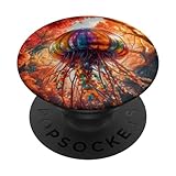 Fall color with jelly fish flying