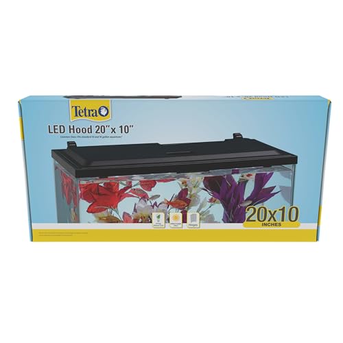 Tetra LED Hood 20 Inches By 10 Inches, Low-Profile...