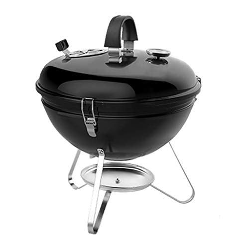 Barbecue Grill,Haushalt Holzkohle Im Freien Beweglichen Ofen European Classic Runden Edelstahl-Ofen Outdoor Auto Tragbaren Grill Tool Stewable