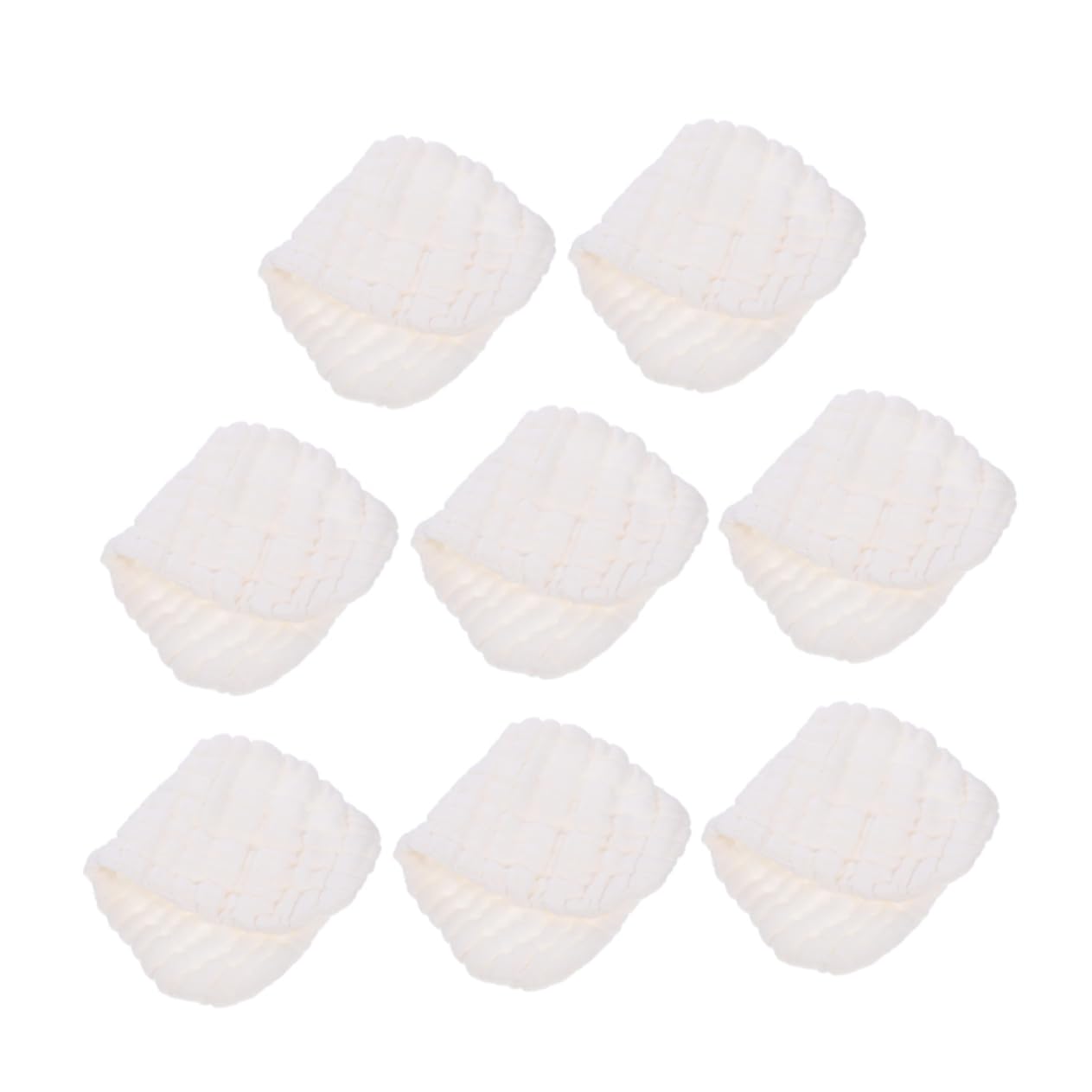 HEMOTON 32 Pièces couche de lingette bebe lavable lingette bébé lavable Langes absorbants couches doublure de couche en tissu doublure de couche réutilisable coton blanche