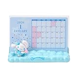 サンリオ(SANRIO) マスコット付きカレンダー シナモロール ATBC-PVC・PVC・紙 卓上 デスクカレンダー 卓上カレンダー 622893