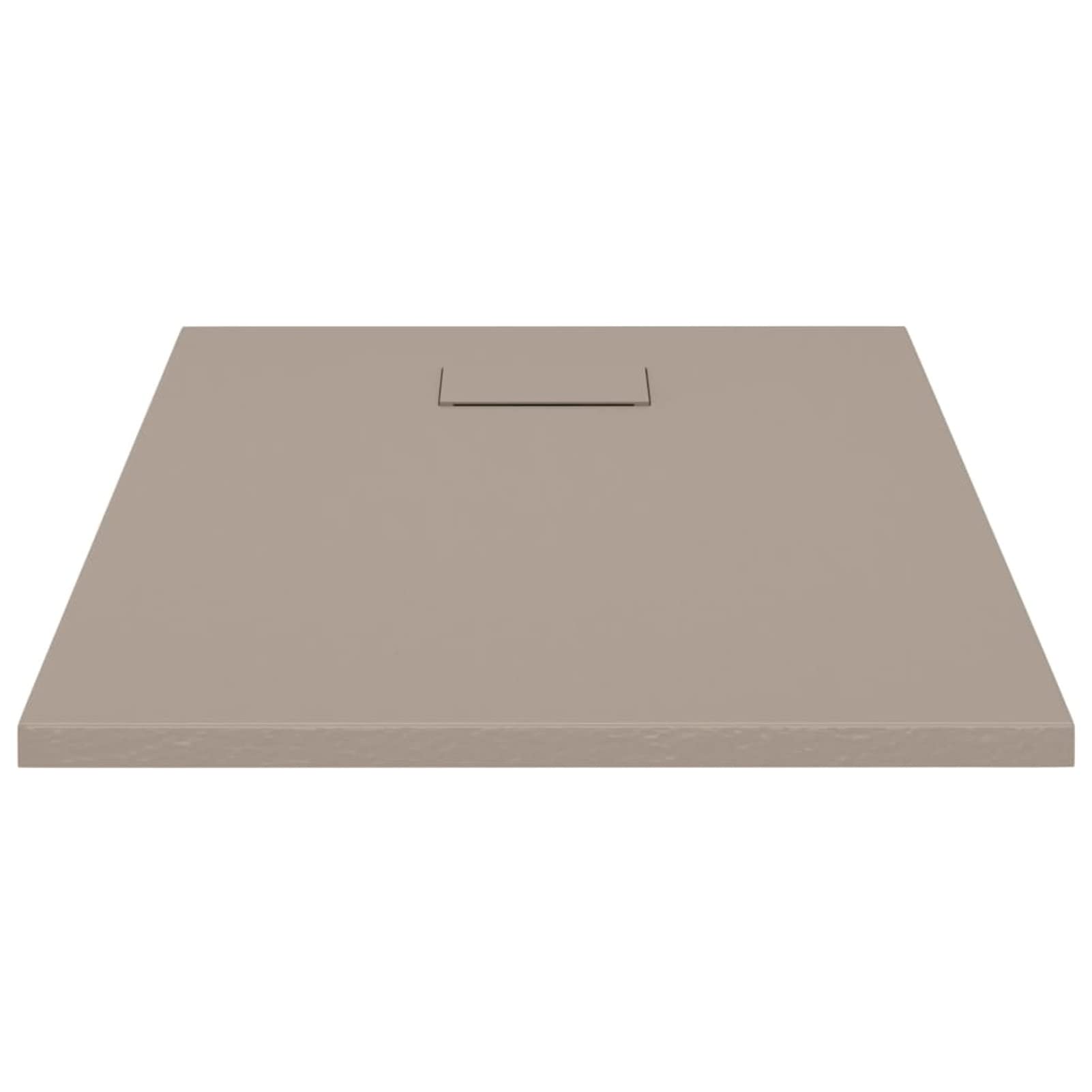 ARKEM Plato de Ducha SMC marrón 90x70 cm Cabina De Ducha Alfombrilla De BañO