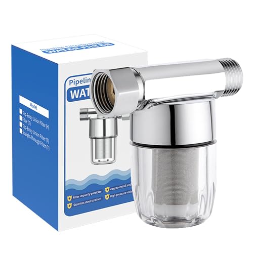Geokin:Washing Machine Water Filter,Filters For Washing Machine,Garden Hose,Rv Water Hose,Camper Water Filter,For Shower,For Sink Faucet,Compatible With 1/2 3/4 Ports (T Port)