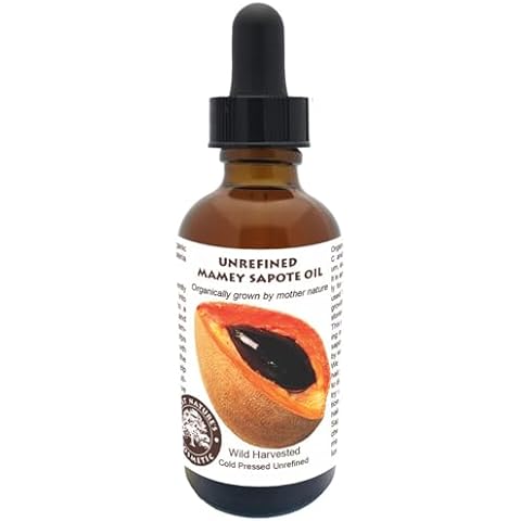 Best Nature's Cosmetics Mamey Sapote Oil Organic - revitalize dry skin and hair with deep moisture and frizz control. For curly, wavy hairs. 2 fl oz / 60ml Cover