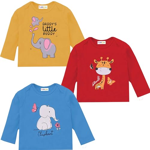 Toddylon Baby Boy’s & Baby Girl’s T-Shirt Kids Cotton Summer Tshirts