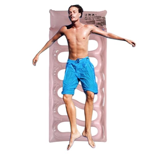 Veasbuu Balsa de piscina – Hamaca de agua inflable, tumbona de bronceado para mujeres, lago, playa, río, , verano, viajes, vacaciones