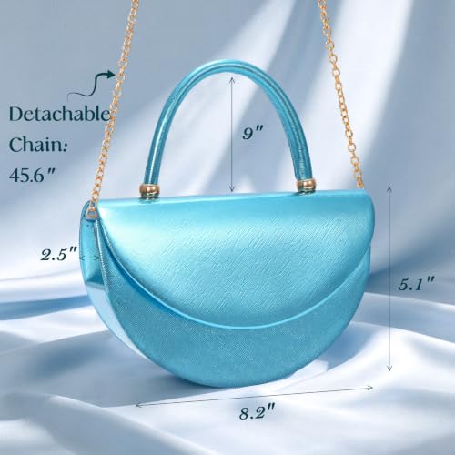 Image of Clutch Purses for Women Formal Evening Bag with Detachable Chain Women's Evening Handbags for Wedding Party