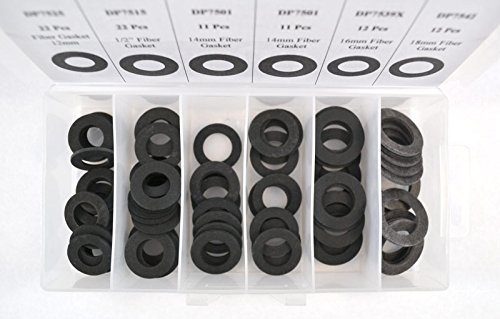 Fiber Drain Plug Gasket Assortment (90 Pcs) / Auto Parts