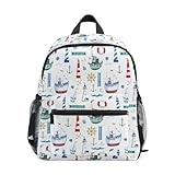Wudan Lighthouse Anchors Kinder Tennis-Rucksack, Brustgurt, für Jungen und Mädchen,...