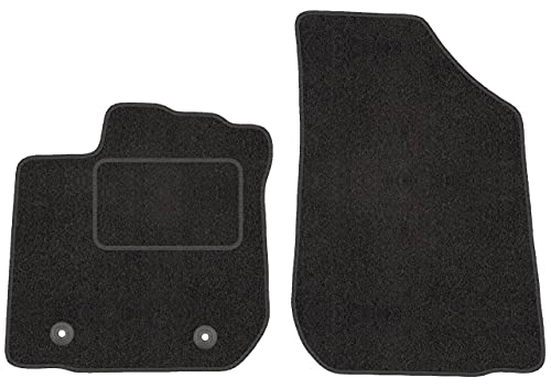 Jeu de 2 tapis de sol avant en velours pour Dacia Logan MCV II - Ajustement parfait