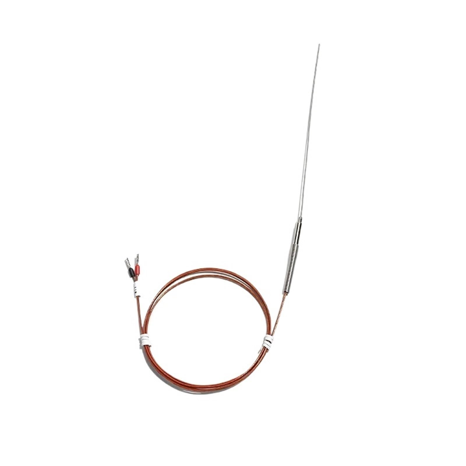 1 szt. J typ Runner Termopara wysokotemperaturowa sonda igłowa 1,0 mm sonda opancerzona termometr 1,5 mm metalowa głowica (sonda 1,0 x 150 mm 1,5 m)