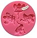 Anyana 4 Fairy Wizard Angel Angelic Cherub silicone mould gnome cake Fondant gum paste mold for Sugar paste forest cupcake decorating topper decoration sugarcraft icing pastry