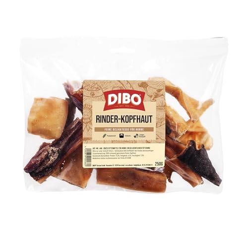 Dibo Hundefutter Rinderkopfhaut 250g Beutel