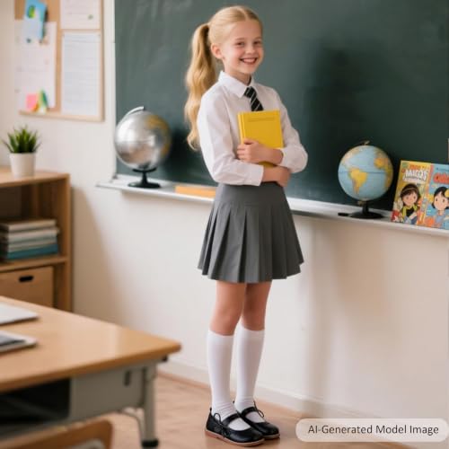 Image of Felix & Flora Toddler Girl Mary Jane Dress Shoes - School Oxford Flats for Girl Party Shoes.