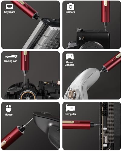 Fanttik E2 Ultra 3.7V Mini Electric Screwdriver-Red & S1 Capsule Deluxe Cordless Screwdriver