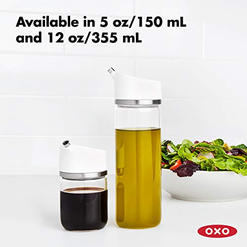 OXO Good Grips 12 oz Precision Pour Glass Oil Dispenser | Control Flow Speeds For Desired Amount, Drip-Free Spout, Ideal For Thin Liquids, Oil, Vinegar, Soy Sauce, Dishwasher Safe - image 7