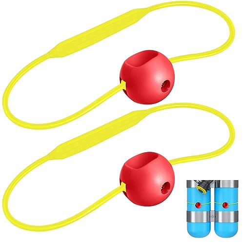 2 Pcs Tank Banger Underwater Signal Device Cylinder Diving Tank Accessories for Divers Noise Maker (Yellow and Red)