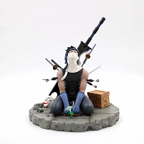 Figurine Naruto Uzumaki Naruto - Momochi Zabuza - 19 cm - En PVC - Modèle de collection de poupées de combat - Figurine d'anime - Jouet pour décoration de table ou de bureau Cover