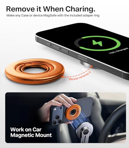 TORRAS Magnetic Case & Magnetic Phone Grip Ring Holder Kickstand - image 7