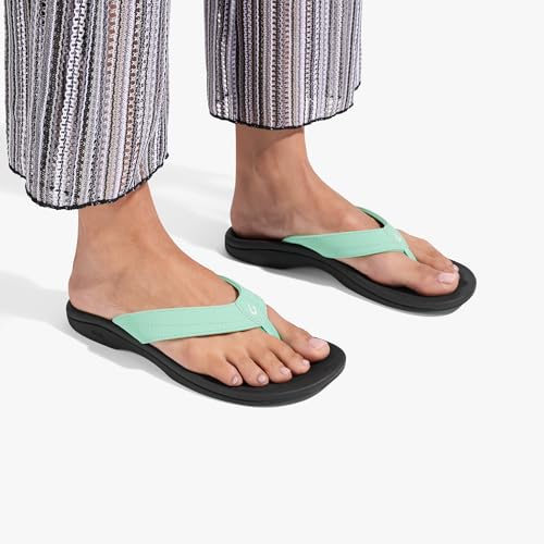 Image of OluKai Ohana Women's Sandals, Water Resistant Flip Flops with Arch Support