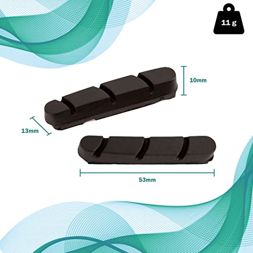 VeloChampion Brake Pads for Bicycle Compatible with Shimano/Sram, Black - Image 3