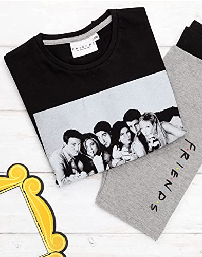 FRIENDS Pajamas Girls Kids T Shirt With Cycle Shorts Loungewear4