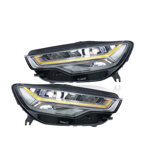 Faros delanteros Audi A6 C7 para solucionar luz opaca con proyector Angel Eye y DRL