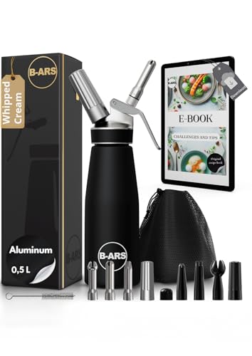 B-ARS Aluminium Whipped Cream Dispenser 500ml