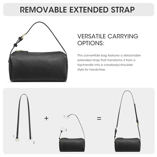 Image of Kattee Leather Crossbody Bags for Women, Crossbody Purses for Women, Small Hobo Bags with Adjustable Strap