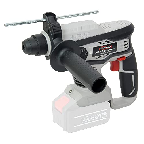 Dino KRAFTPAKET 18V-22 Bürstenloser Akku Bohrhammer SDS-plus (max. Schlagenergie 2.2 Joule, Bohrleistung: Beton: 22mm… – Bild 6