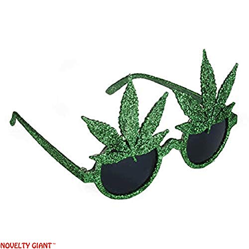Marijuana Pot Leaf Novelty Sunglasses3