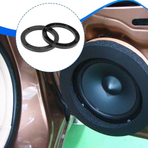 Image of 2X Car Speaker Spacer Ring Professional Portable Replacement 6.5 Inch|| Speaker /Sub. Grills & Accs| Car Audio & Video Installation | Vehicle Electronics & GPS